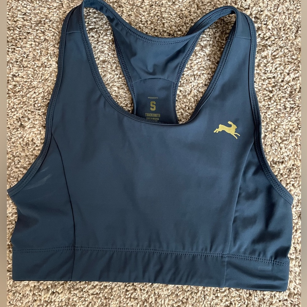 EUC Tracksmith Allston Bra Women’s size small, Midnight